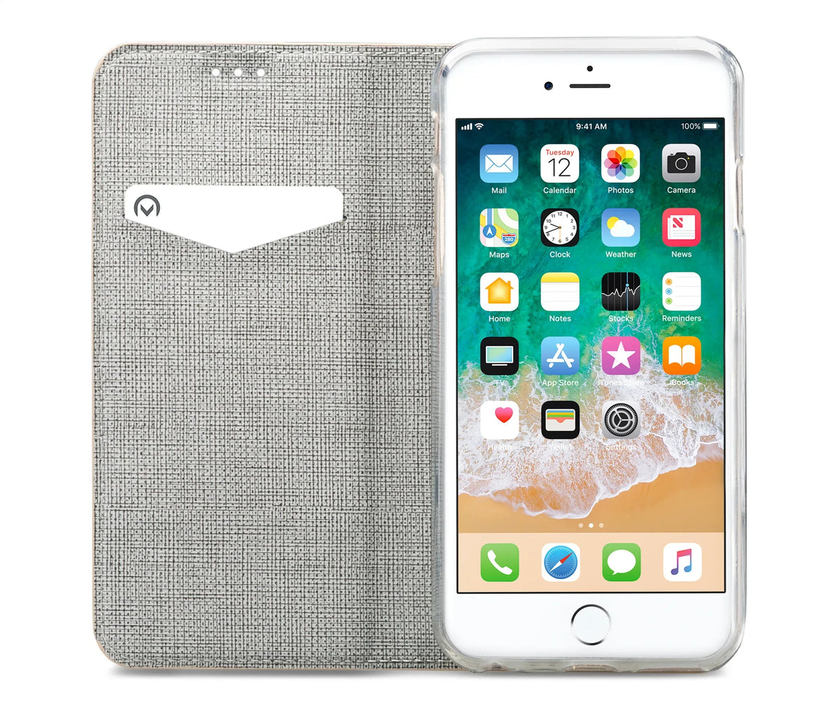 Mobilize Premium Gelly Book Case Apple Iphone 6/6S Alligator Peanut Brown - Essentify