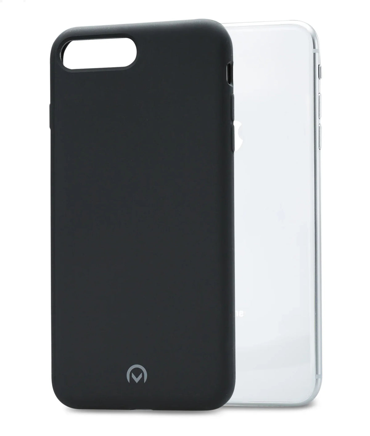 Mobilize Solid Silicone Case Apple Iphone 7 Plus/8 Plus Black - Essentify