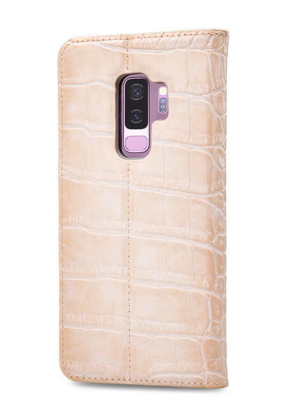 Mobilize Premium Gelly Book Case Samsung Galaxy S9+ Alligator Coral Pink - Essentify