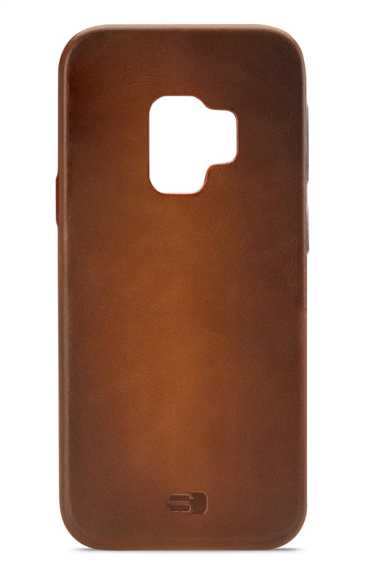 Senza Desire Leather Cover Samsung Galaxy S9 Burned Cognac - Essentify