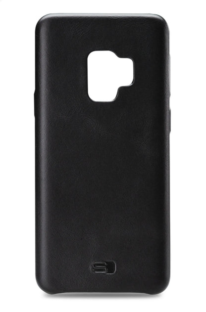 Senza Pure Leather Cover Samsung Galaxy S9 Deep Black - Essentify