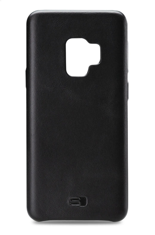 Senza Pure Leather Cover Samsung Galaxy S9 Deep Black - Essentify