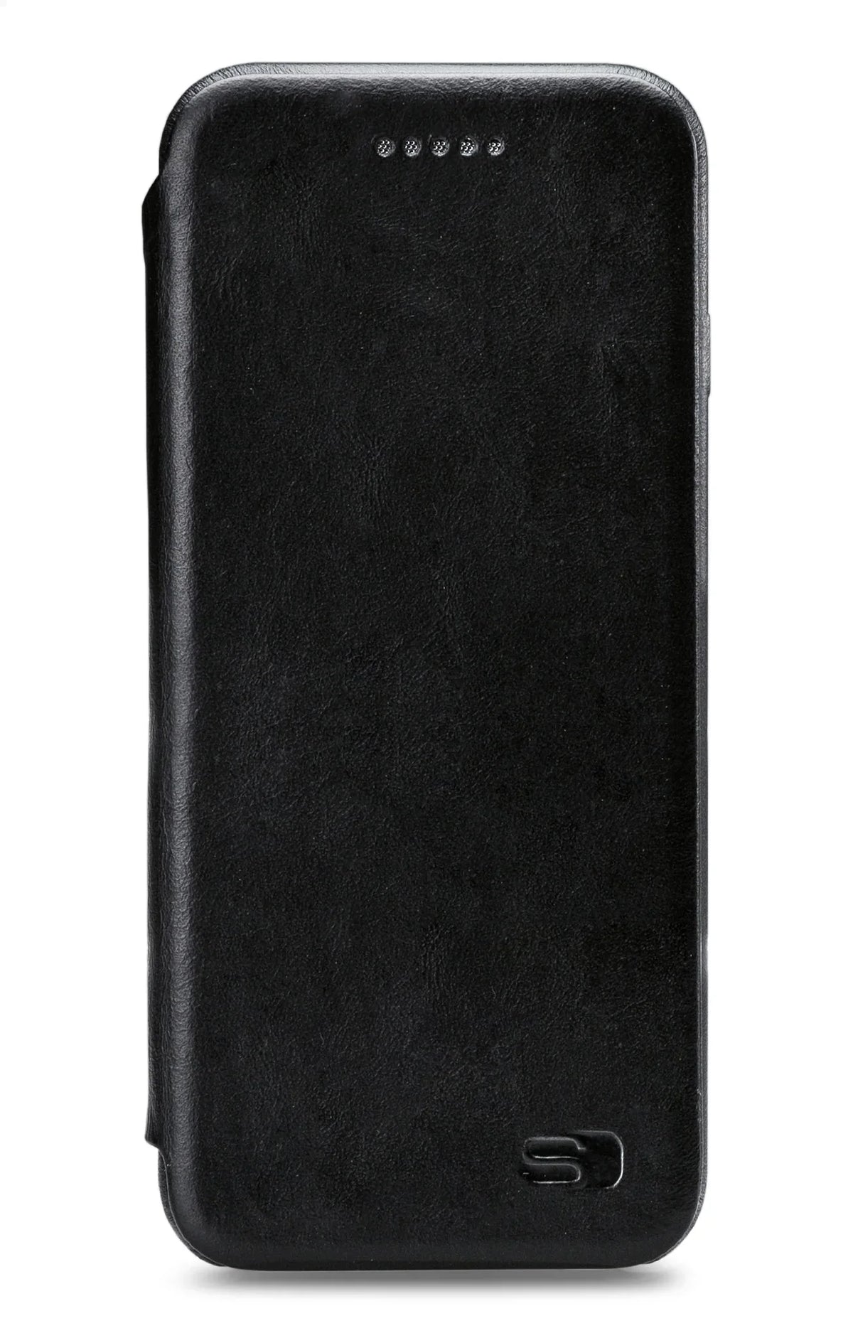 Senza Pure Skinny Leather Wallet Samsung Galaxy S9 Deep Black - Essentify