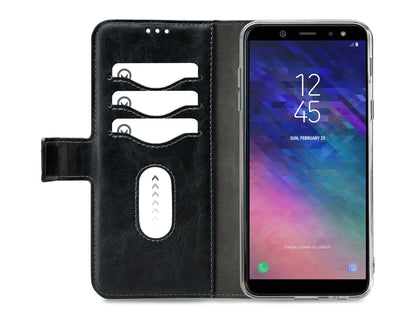 Mobilize 2In1 Gelly Wallet Case Samsung Galaxy A6+ 2018 Black - Essentify