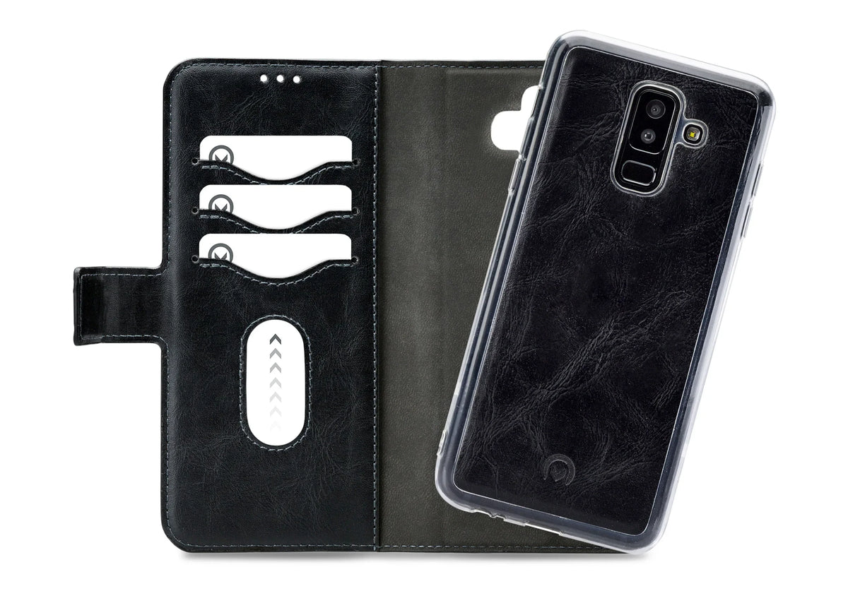 Mobilize 2In1 Gelly Wallet Case Samsung Galaxy A6+ 2018 Black - Essentify