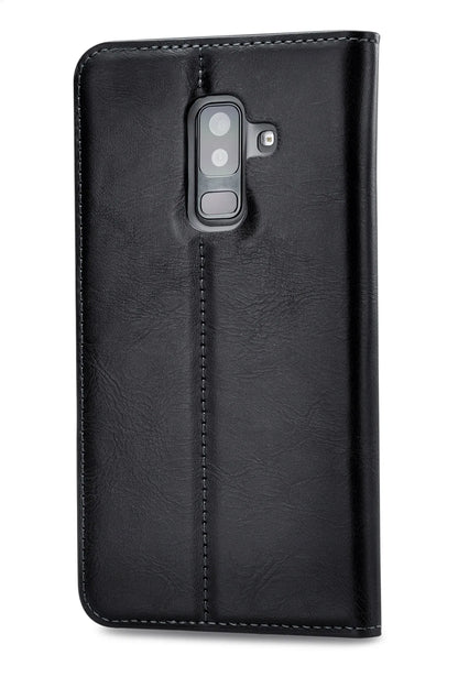 Mobilize Premium Gelly Book Case Samsung Galaxy A6+ 2018 Black - Essentify