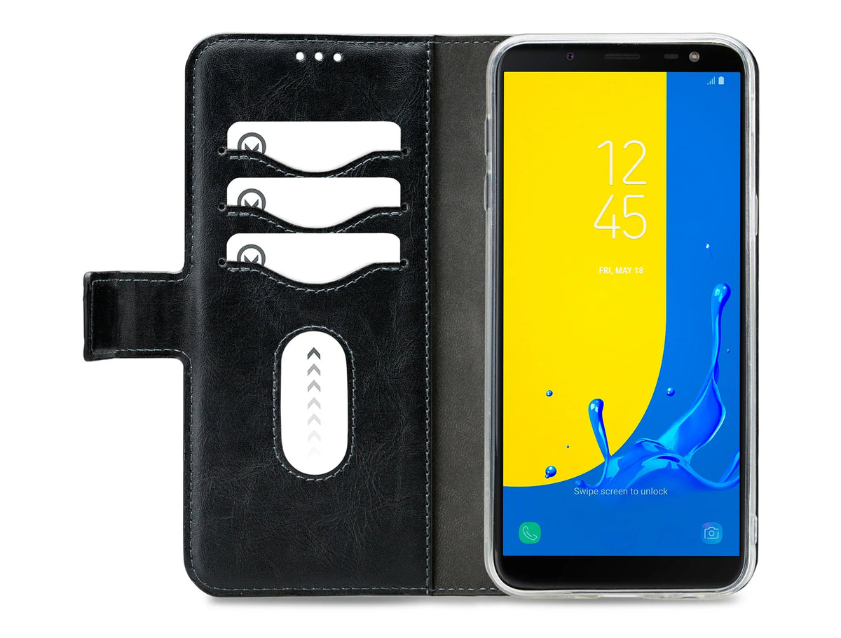 Mobilize 2In1 Gelly Wallet Case Samsung Galaxy J6 2018 Black - Essentify