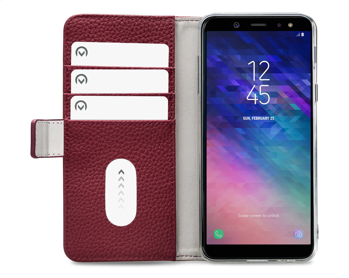 Mobilize Elite Gelly Wallet Book Case Samsung Galaxy A6+ 2018 Burgundy - Essentify