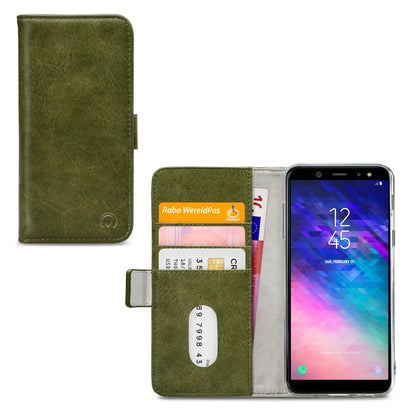 Mobilize Elite Gelly Wallet Book Case Samsung Galaxy A6+ 2018 Green - Essentify