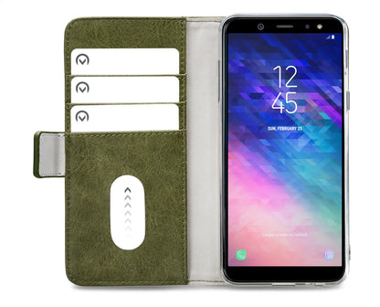 Mobilize Elite Gelly Wallet Book Case Samsung Galaxy A6+ 2018 Green - Essentify