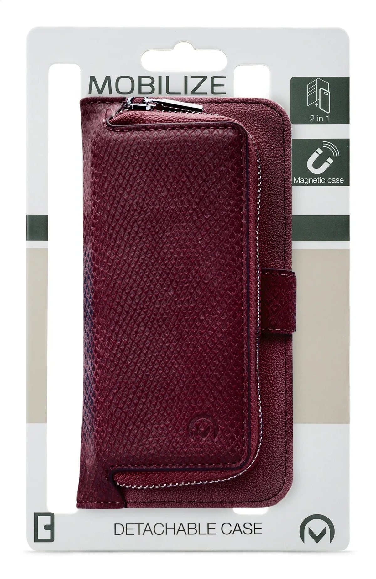 Mobilize 2In1 Gelly Zipper Case Apple Iphone Xs Max Bordeaux - Essentify