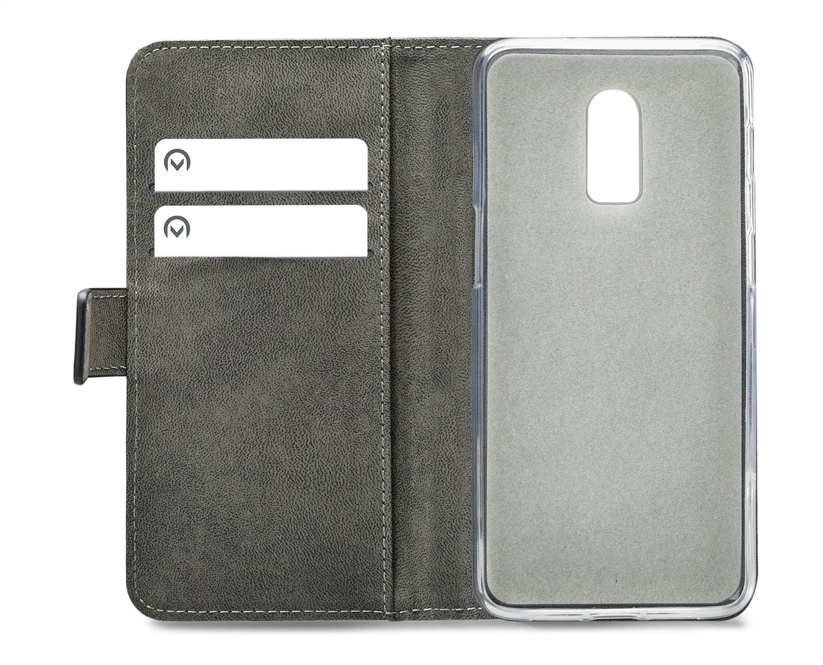 Mobilize Classic Gelly Wallet Book Case Oneplus 6T Black - Essentify