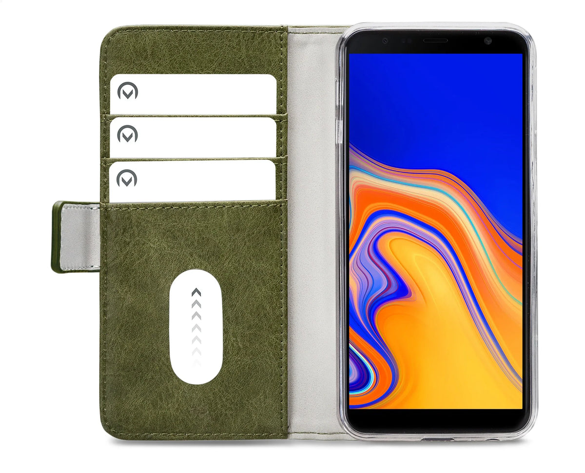 Mobilize Elite Gelly Wallet Book Case Samsung Galaxy J4+ Green - Essentify