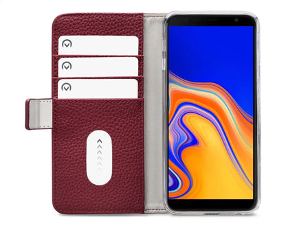 Mobilize Elite Gelly Wallet Book Case Samsung Galaxy J4+ Burgundy - Essentify
