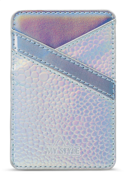 My Style Universal Sticky Card Pocket Silver Shimmer