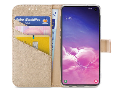 My Style Flex Wallet For Samsung Galaxy S10E Gold - Essentify