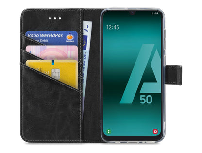 My Style Flex Wallet For Samsung Galaxy A30S/A50 Black - Essentify