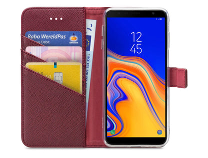 My Style Flex Wallet For Samsung Galaxy J6+ Bordeaux - Essentify
