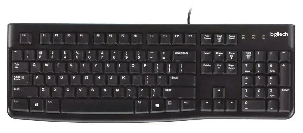 Logitech K120 | Zakelijk Bedraad Toetsenbord | QWERTY - Essentify