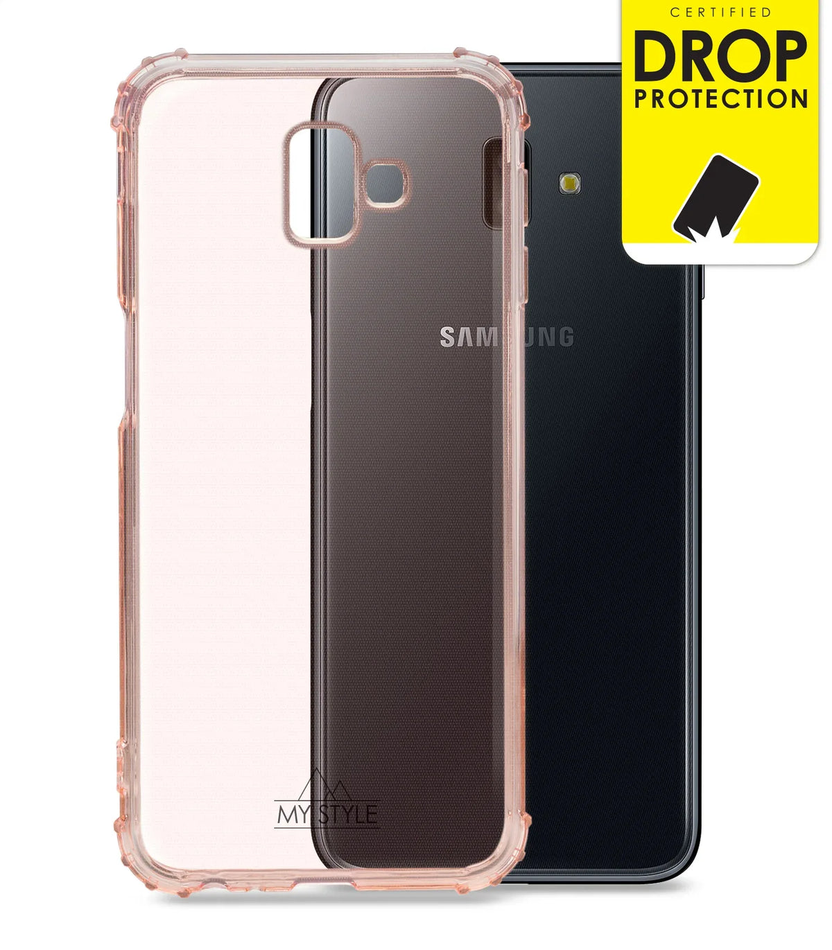 My Style Protective Flex Case For Samsung Galaxy J6+ Soft Pink - Essentify