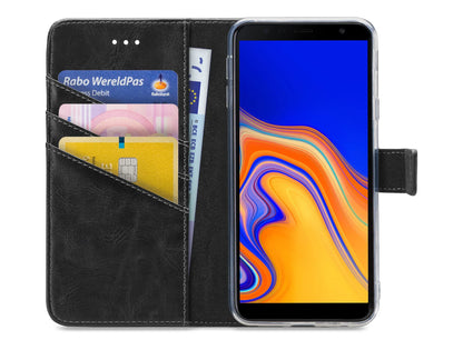 My Style Flex Wallet For Samsung Galaxy J4+ Black - Essentify