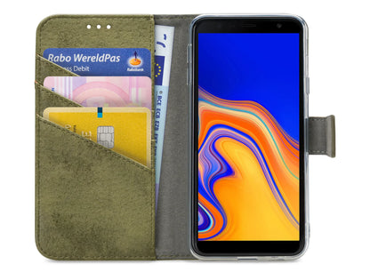 My Style Flex Wallet For Samsung Galaxy J4+ Olive - Essentify