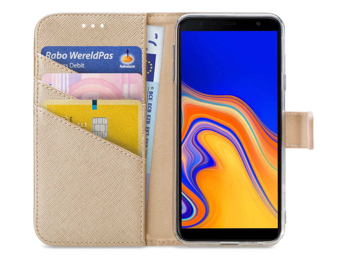 My Style Flex Wallet For Samsung Galaxy J4+ Gold - Essentify