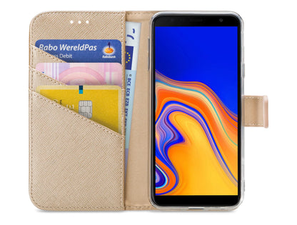 My Style Flex Wallet For Samsung Galaxy J4+ Gold - Essentify