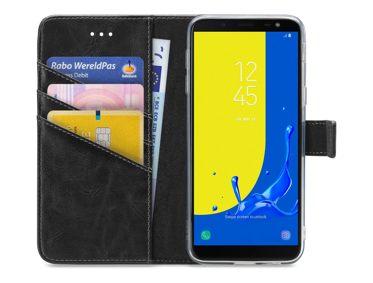 My Style Flex Wallet For Samsung Galaxy J6 2018 Black - Essentify