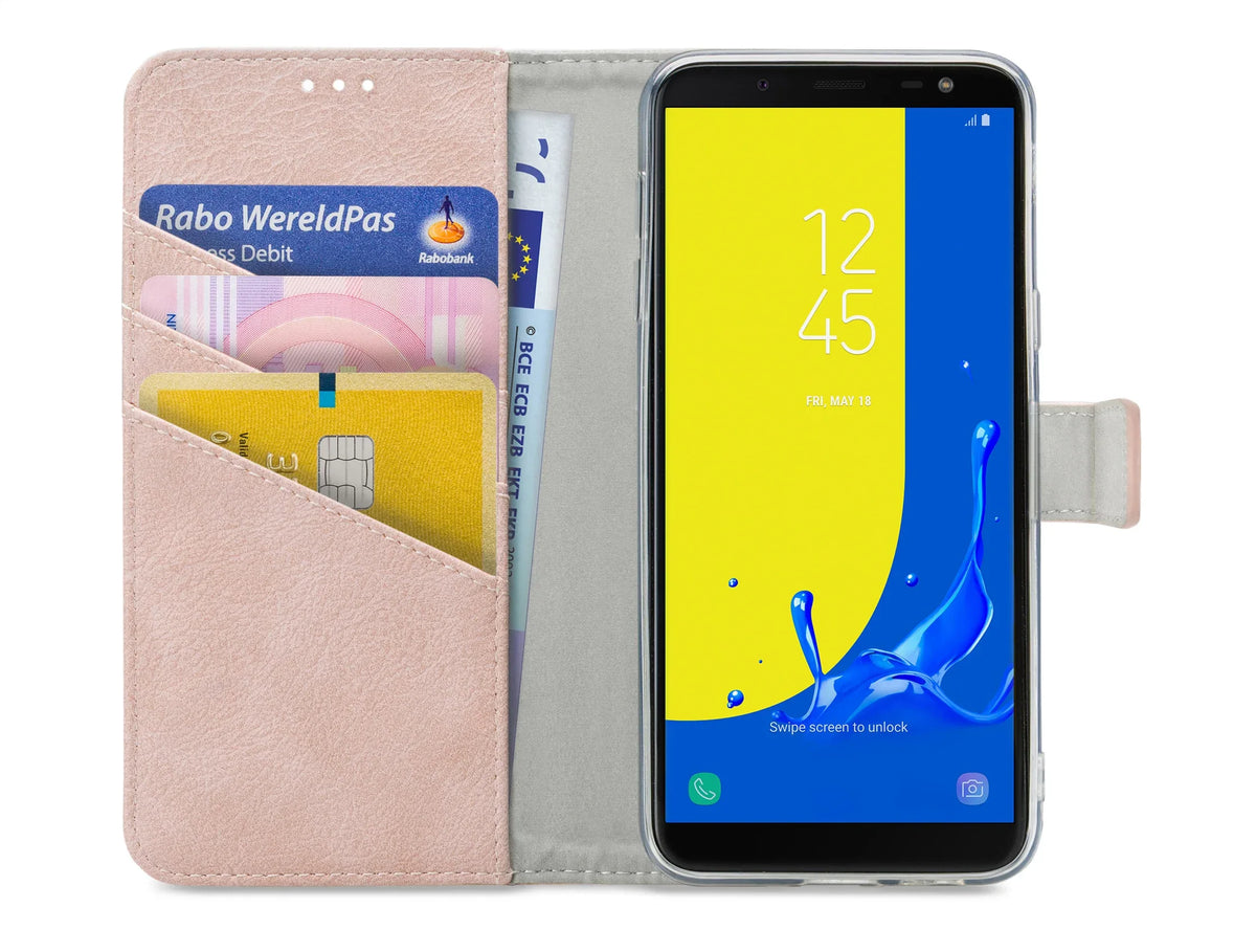My Style Flex Wallet For Samsung Galaxy J6 2018 Pink - Essentify