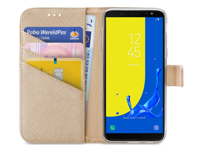 My Style Flex Wallet For Samsung Galaxy J6 2018 Gold - Essentify