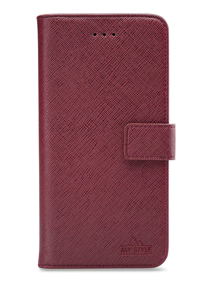 My Style Flex Wallet For Samsung Galaxy J6 2018 Bordeaux - Essentify