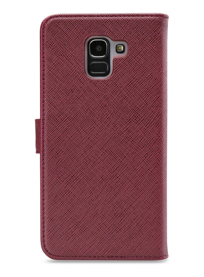 My Style Flex Wallet For Samsung Galaxy J6 2018 Bordeaux - Essentify