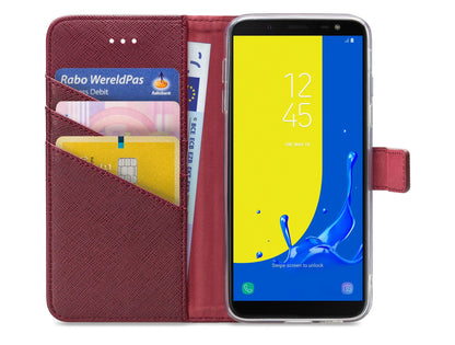My Style Flex Wallet For Samsung Galaxy J6 2018 Bordeaux - Essentify