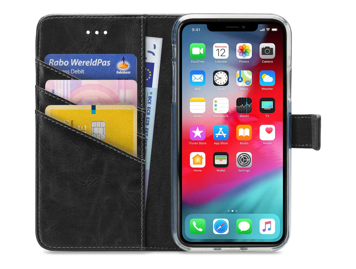 My Style Flex Wallet For Apple Iphone X/Xs Black - Essentify