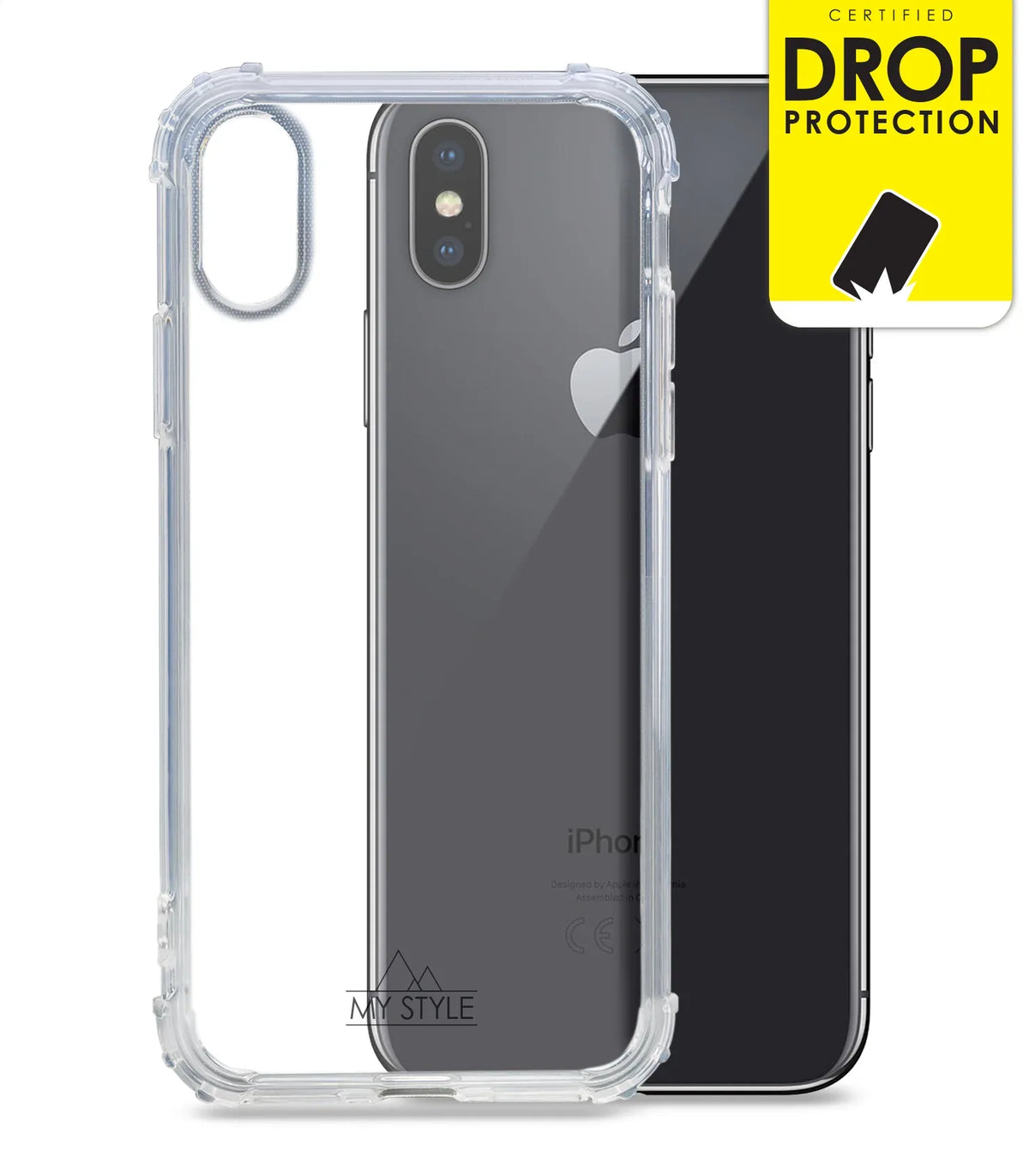 My Style Protective Flex Case For Apple Iphone X/Xs Clear - Essentify