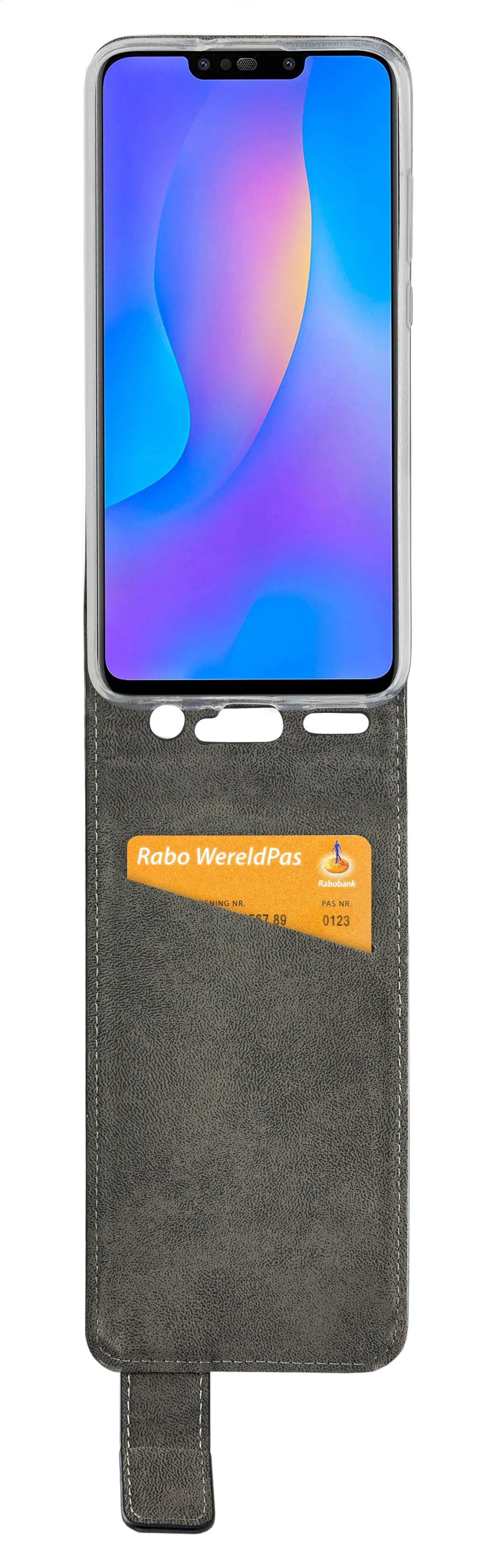 Mobilize Classic Gelly Flip Case Huawei P Smart+ 2019 Black - Essentify