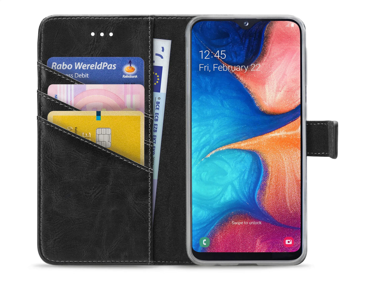 My Style Flex Wallet For Samsung Galaxy A20E Black - Essentify