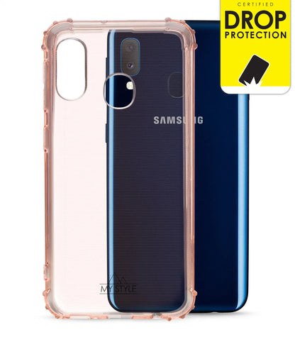 My Style Protective Flex Case For Samsung Galaxy A20E Soft Pink - Essentify