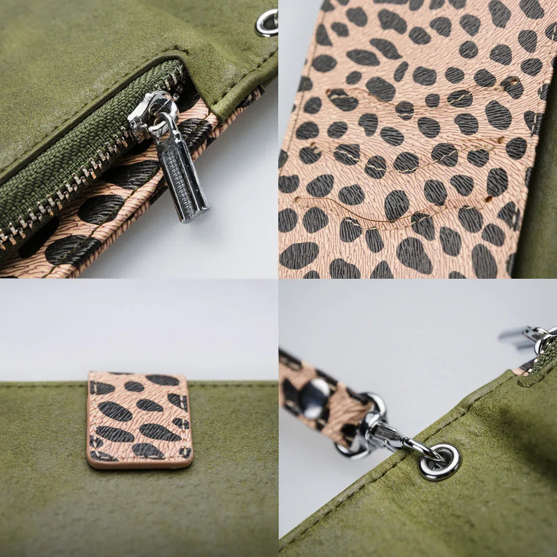 Mobilize 2In1 Gelly Zipper Case Apple Iphone 11 Pro Olive/Leopard - Essentify