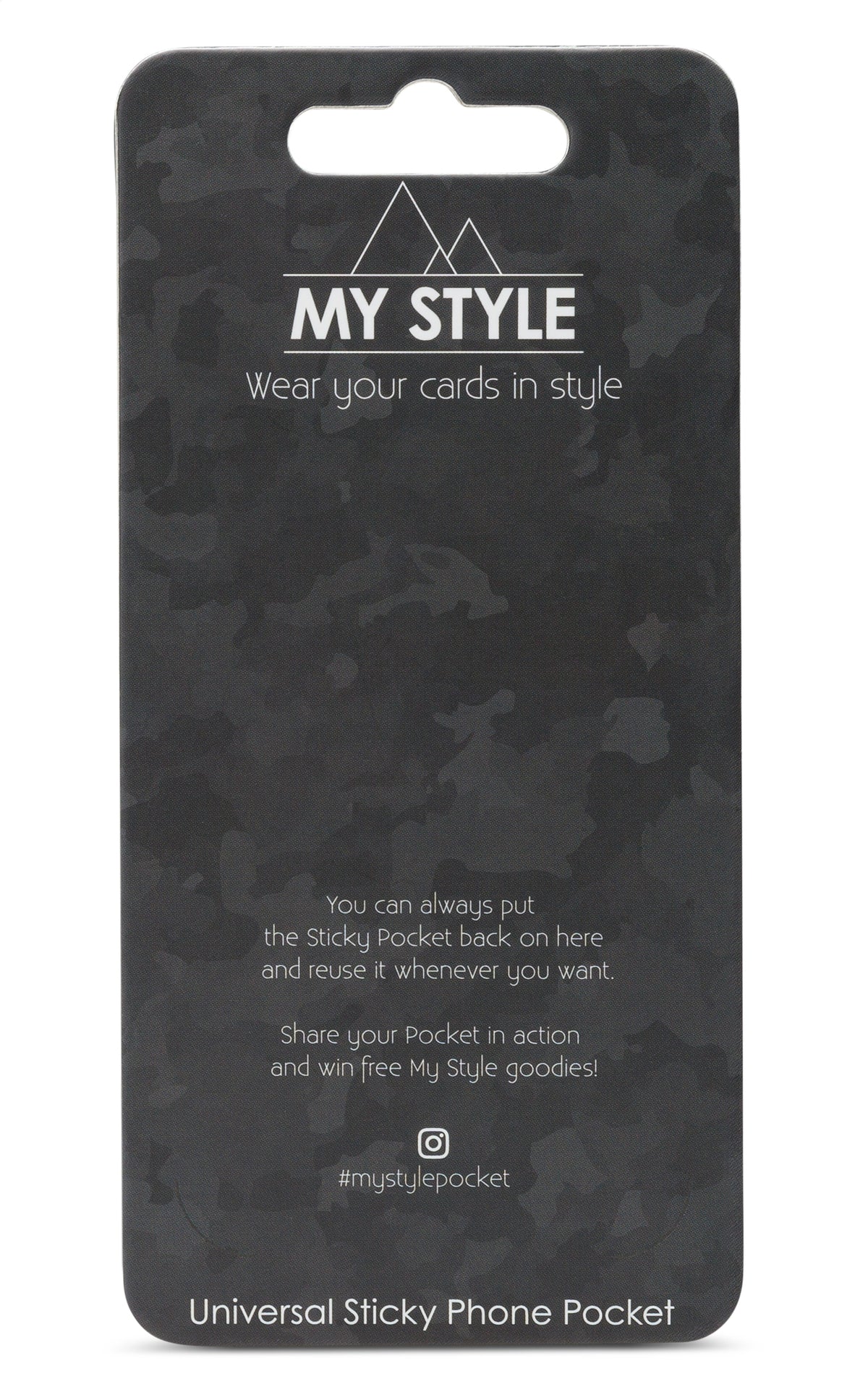 My Style Universal Sticky Card Pocket Grainy Gold