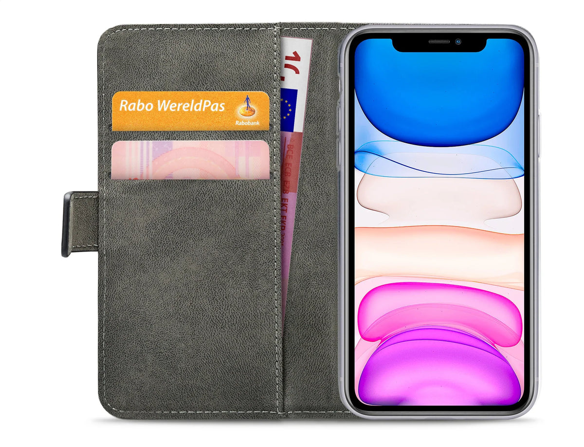 Mobilize Classic Gelly Wallet Book Case Apple Iphone 11 Black - Essentify