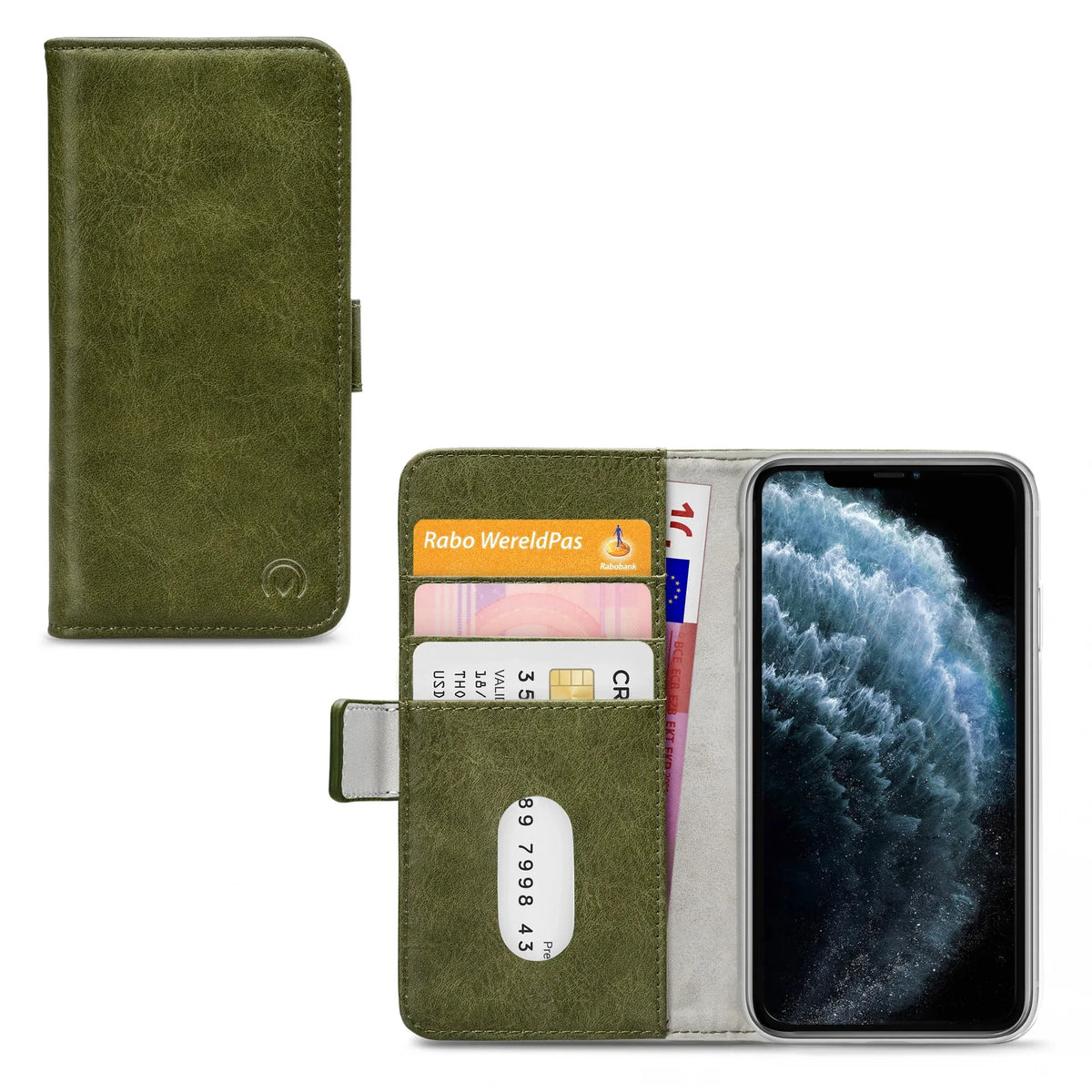 Mobilize Elite Gelly Wallet Book Case Apple Iphone 11 Pro Green - Essentify
