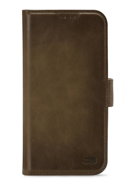 Senza Desire Leather Wallet Apple Iphone 11 Pro Burned Olive - Essentify