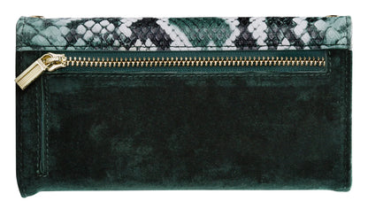 Mobilize 2In1 Gelly Velvet Clutch For Apple Iphone 6 Plus/6S Plus/7 Plus/8 Plus Green Snake - Essentify