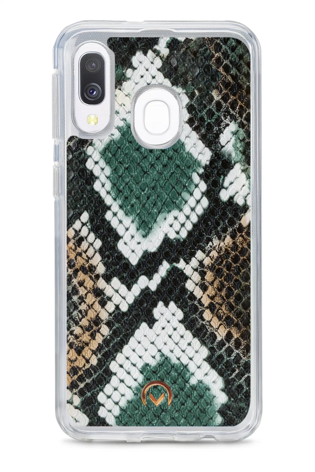 Mobilize 2In1 Gelly Velvet Clutch For Samsung Galaxy A40 Green Snake - Essentify