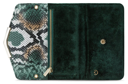 Mobilize 2In1 Gelly Velvet Clutch For Samsung Galaxy A20E Green Snake - Essentify