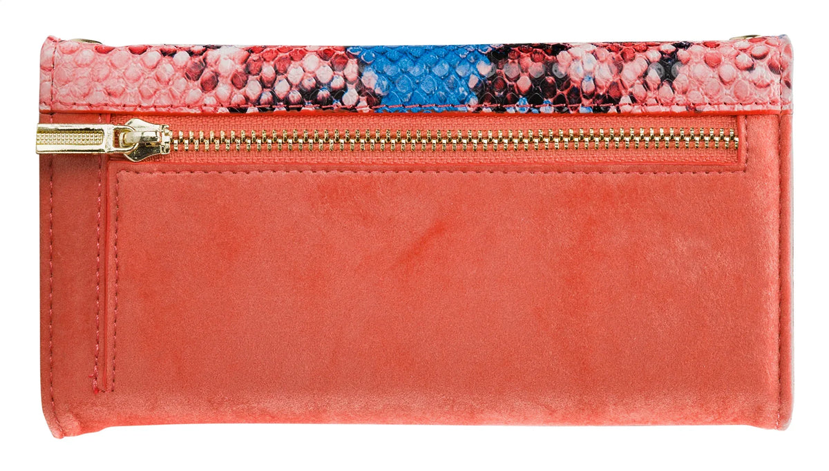 Mobilize 2In1 Gelly Velvet Clutch For Apple Iphone 6/6S/7/8/Se (2020/2022) Coral Snake - Essentify