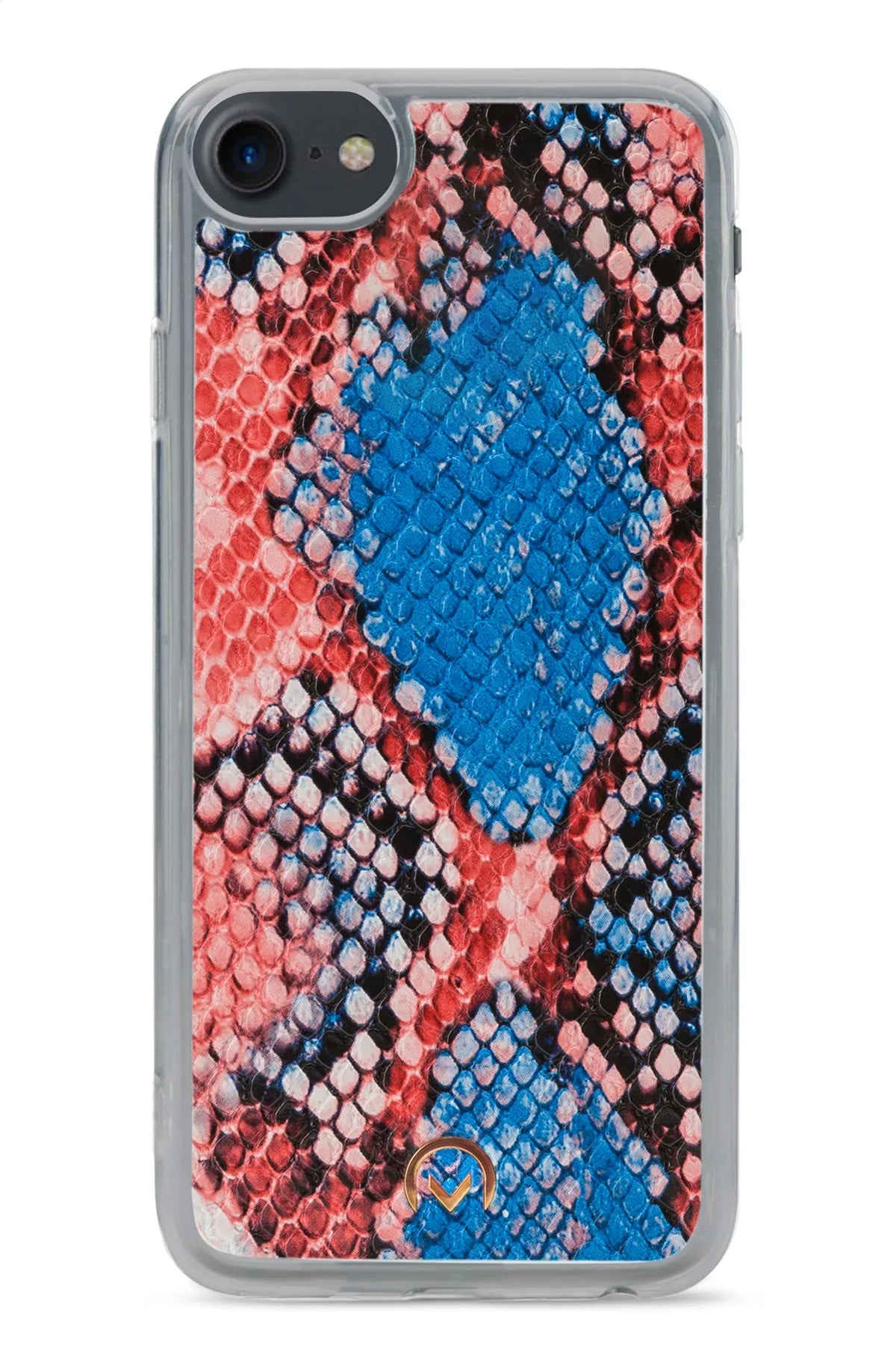 Mobilize 2In1 Gelly Velvet Clutch For Apple Iphone 6/6S/7/8/Se (2020/2022) Coral Snake - Essentify