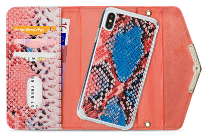 Mobilize 2In1 Gelly Velvet Clutch For Apple Iphone X/Xs Coral Snake - Essentify